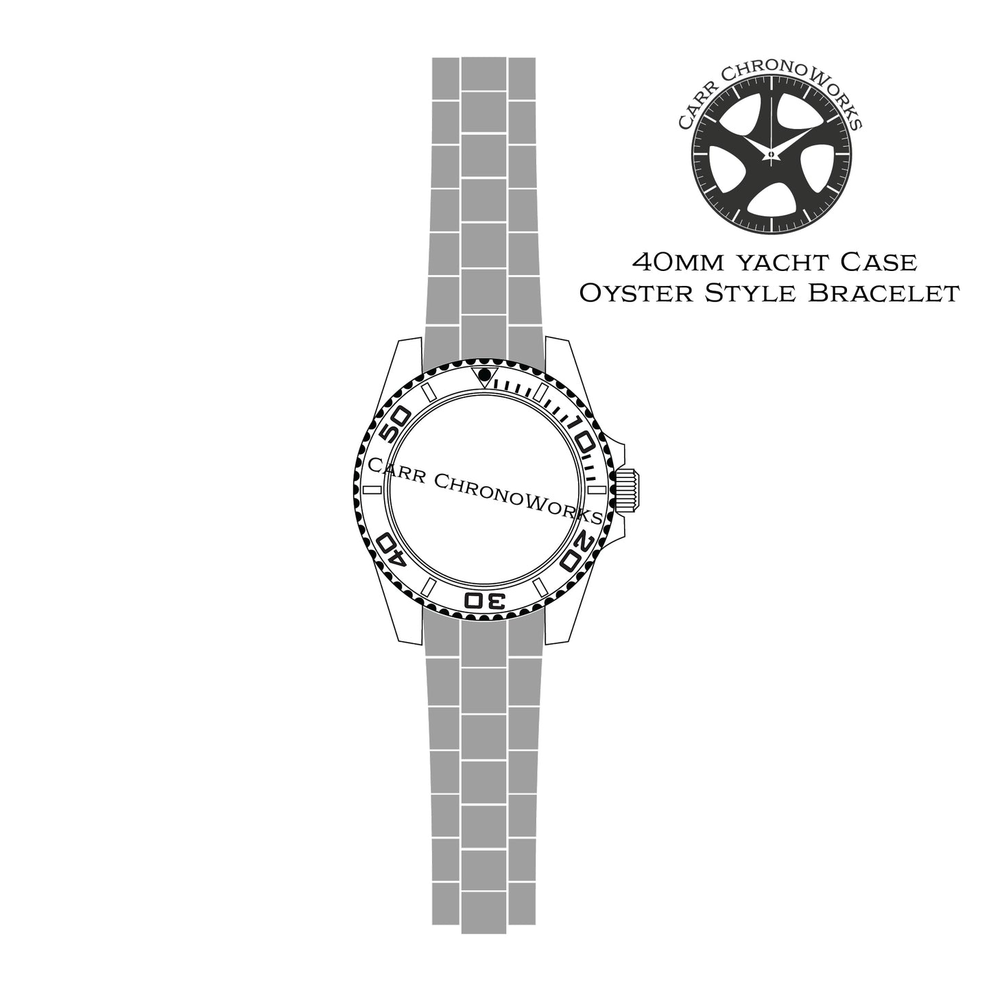 Custom Built 40mm Yacht Style Watch