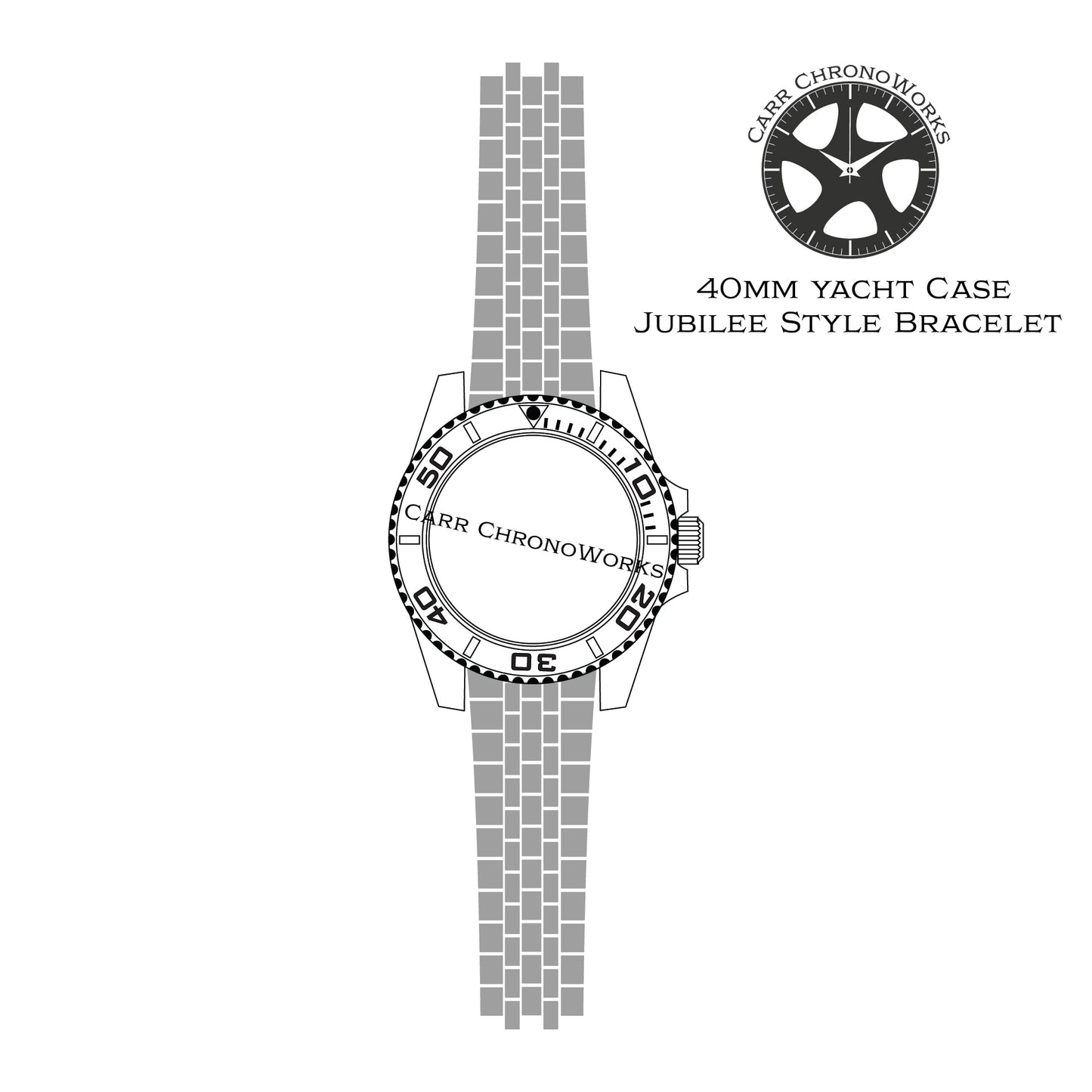 Custom Built 40mm Yacht Style Watch